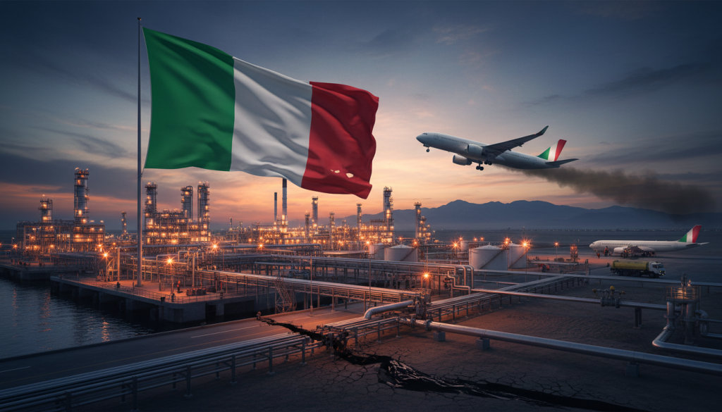 Iran Conflict Causes Italy Jet Fuel Supply Risk