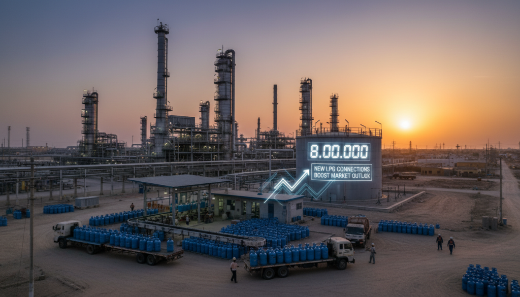 8 Lakh New LPG Connections Boost Market Outlook 8 Lakh New LPG Connections Boost Market Outlook
