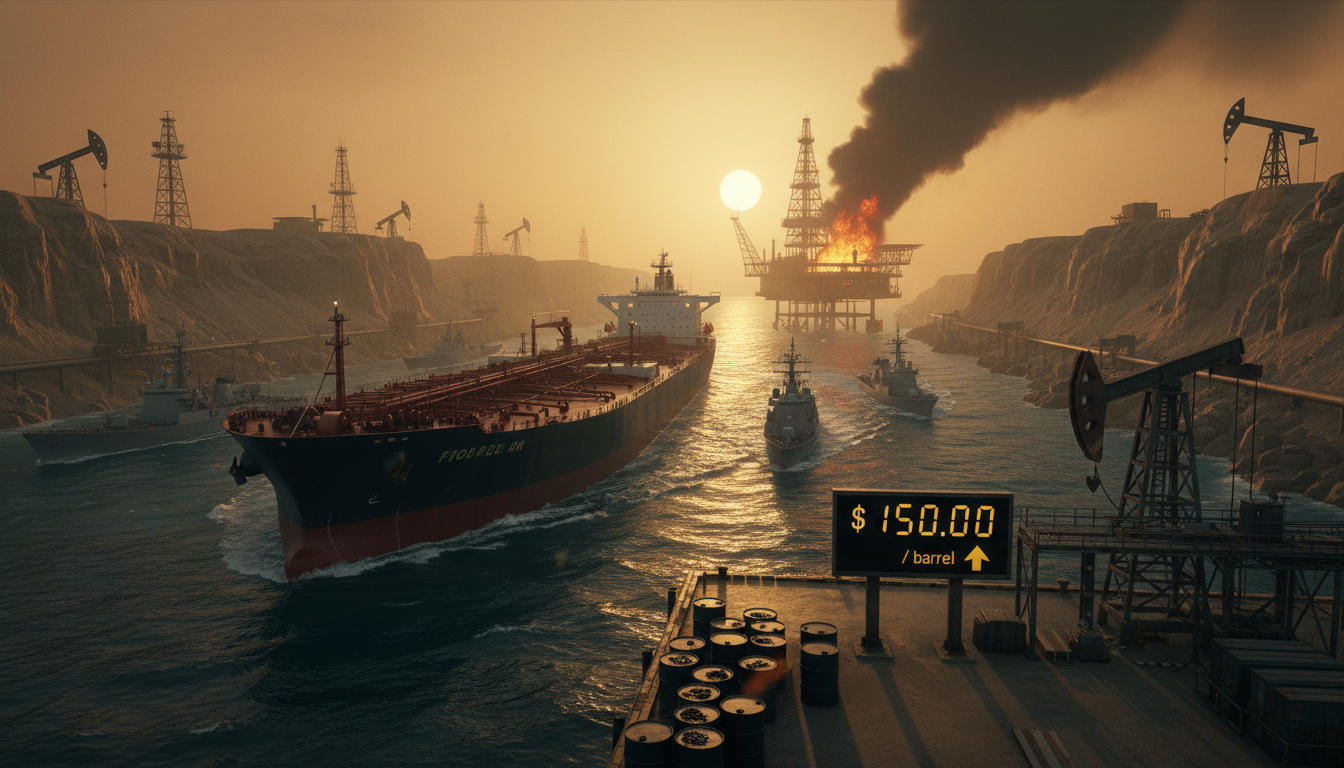 Hormuz Crisis Fuels Record $150 Oil Price Rally