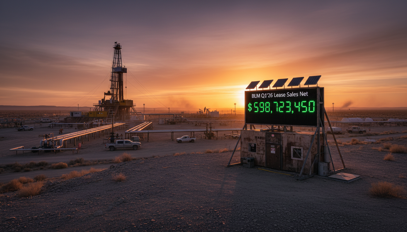 BLM Q1'26 Lease Sales Net Near $600M