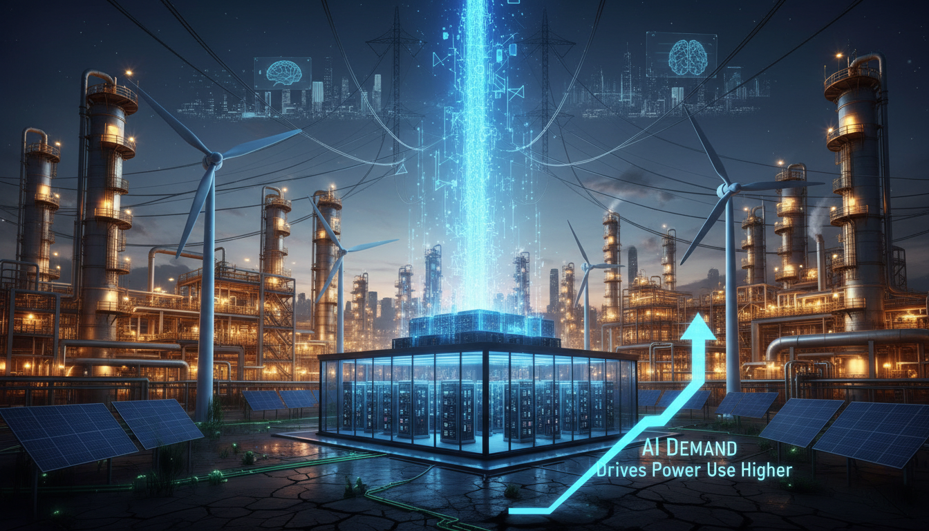 AI Demand Drives Power Use Higher