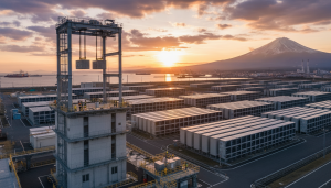 You are a headline writer for OilMarketCap.com. Write ONE new headline for this oil and gas news story. Rules: under 60 characters, investor-focused, no clickbait, no character counts, no options, no explanations. Return the headline only — nothing else. Story title: Energy Vault Acquires 850 MW BESS Project Portfolio to Enter Japan’s Energy Storage Market