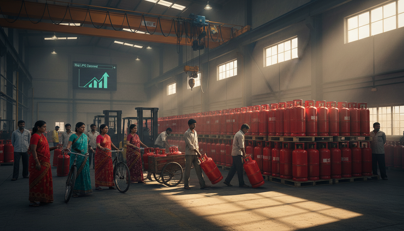 India: UP's 5kg LPG Cylinders Boost Demand