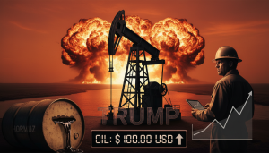 Oil Breaks $100 on Trump's Hormuz Escalation