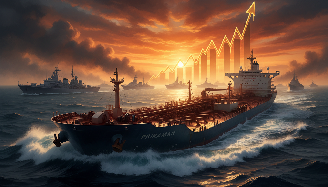 Crude Prices Skyrocket on Hormuz Blockade News