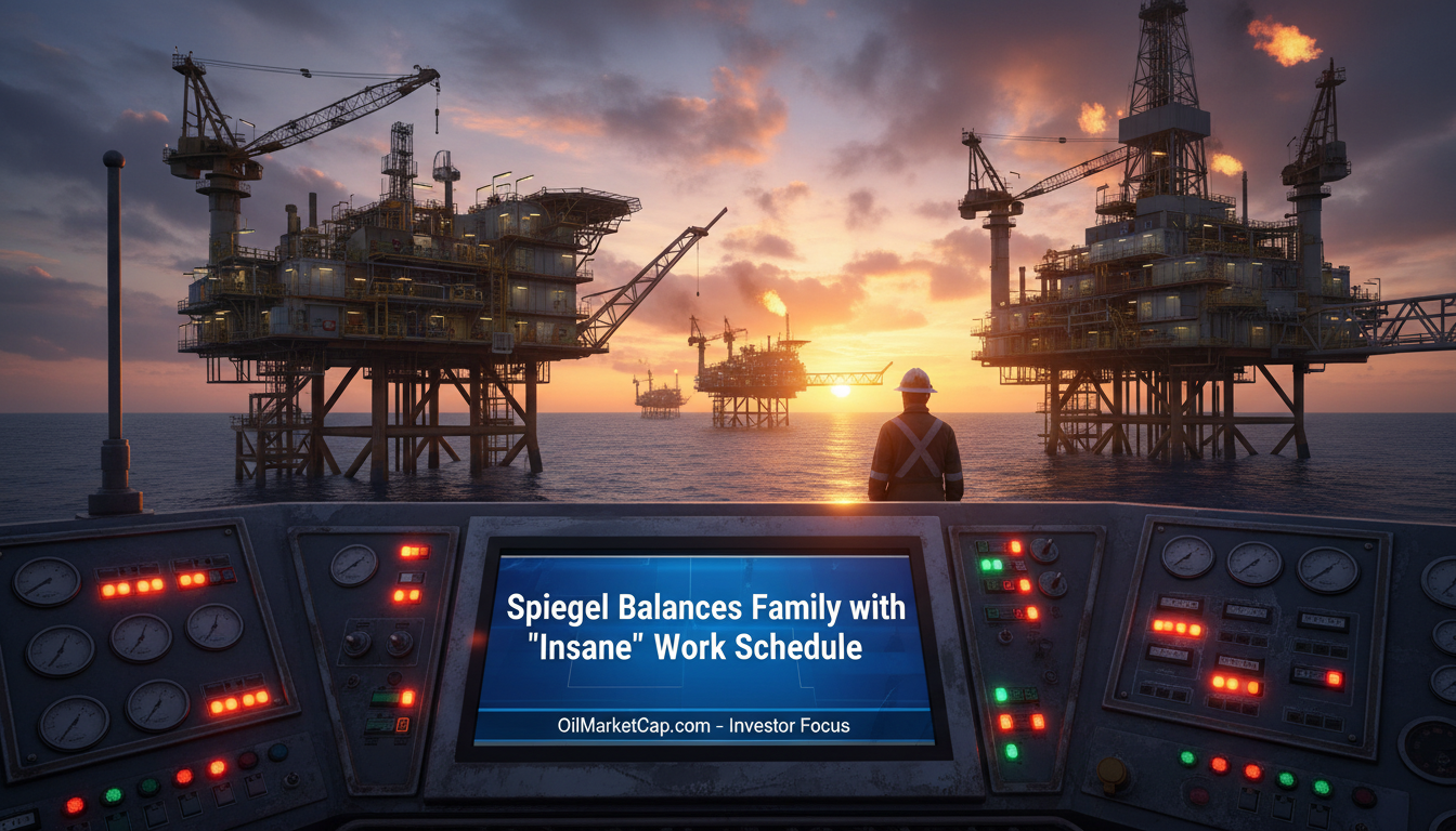 You are a headline writer for OilMarketCap.com. Write ONE new headline for this oil and gas news story. Rules: under 60 characters, investor-focused, no clickbait, no character counts, no options, no explanations. Return the headline only — nothing else. Story title: Snap's Evan Spiegel: 'Insane' Work Schedule, Keeps Sundays for Family