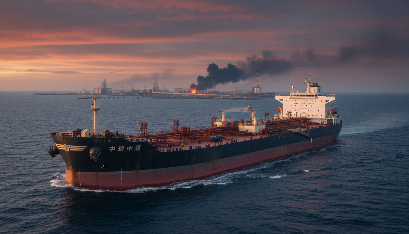 Saudi Oil Exports to China Halve Amid War