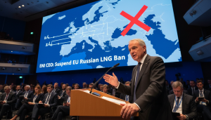 Eni CEO: Suspend EU Russian LNG Ban