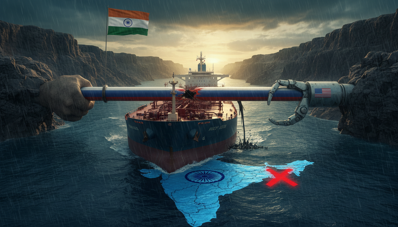 India Oil Squeeze: Hormuz, Russia Waiver End