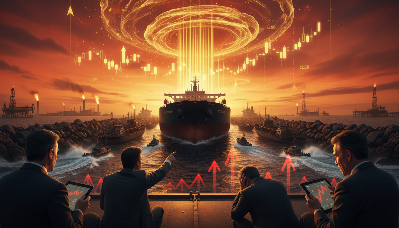 Crude Futures Surge on Hormuz Strait Closure