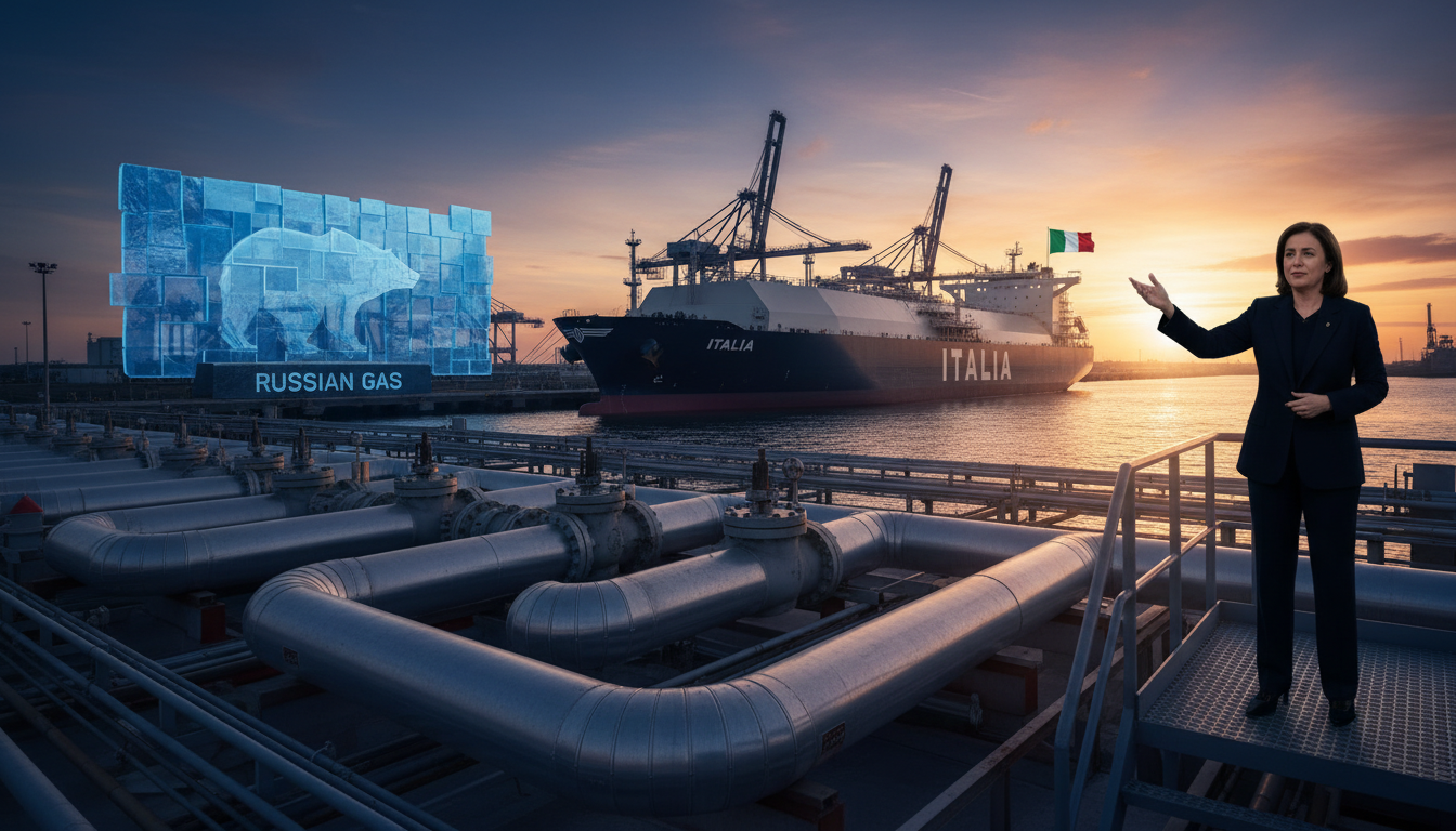 Meloni: Italy Holds Off on Russian Gas