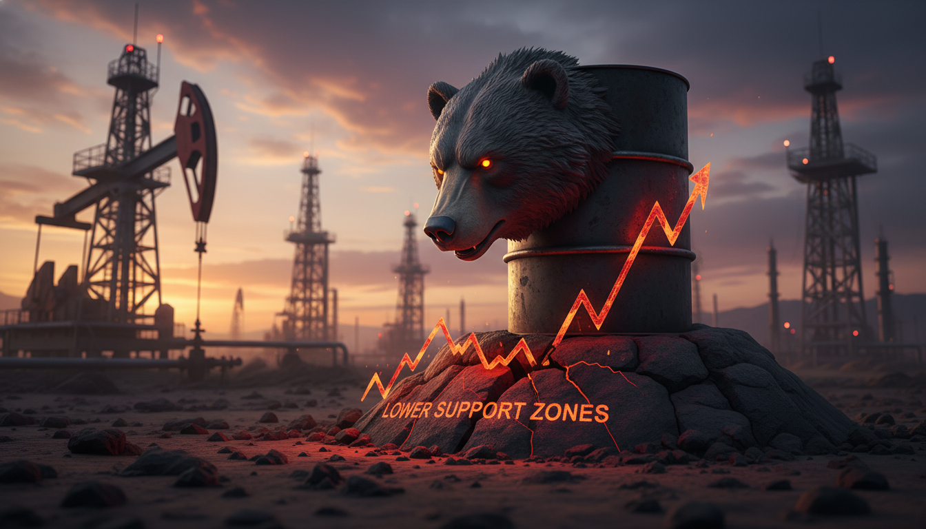 Oil Bears Eye Lower Support Zones