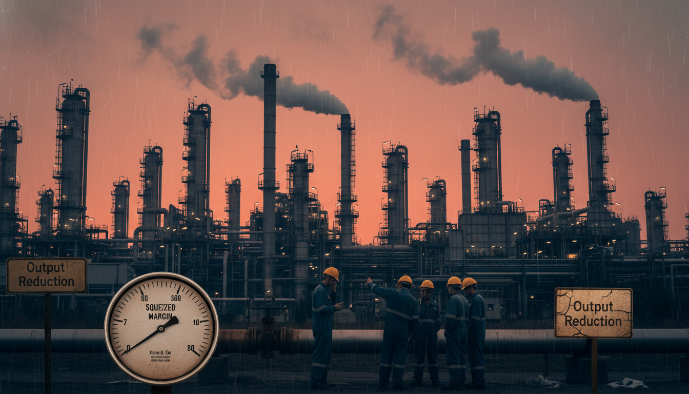 China Petrochem Cuts Output; Margins Squeezed