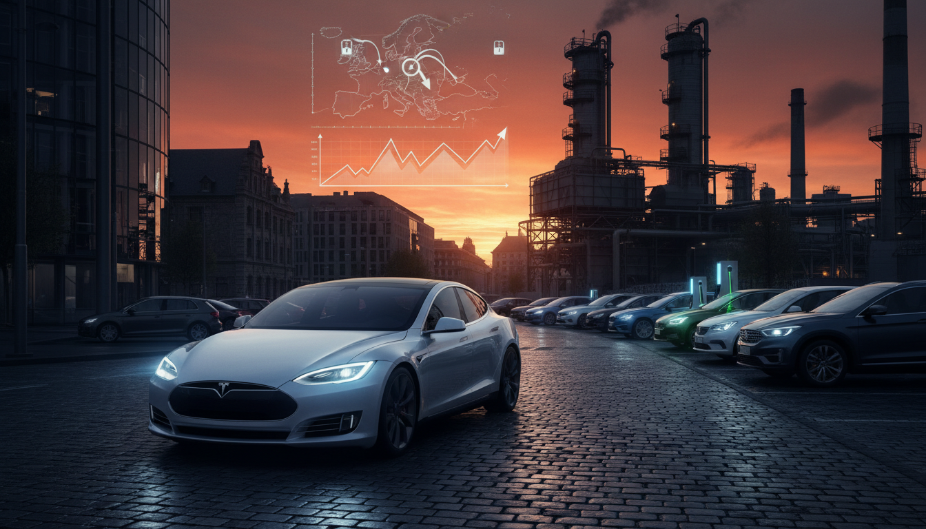 Tesla FSD Europe: EV uptake pressures oil