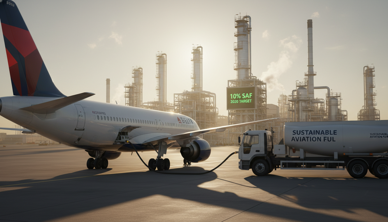 Delta Reaffirms 10% SAF 2030 Target