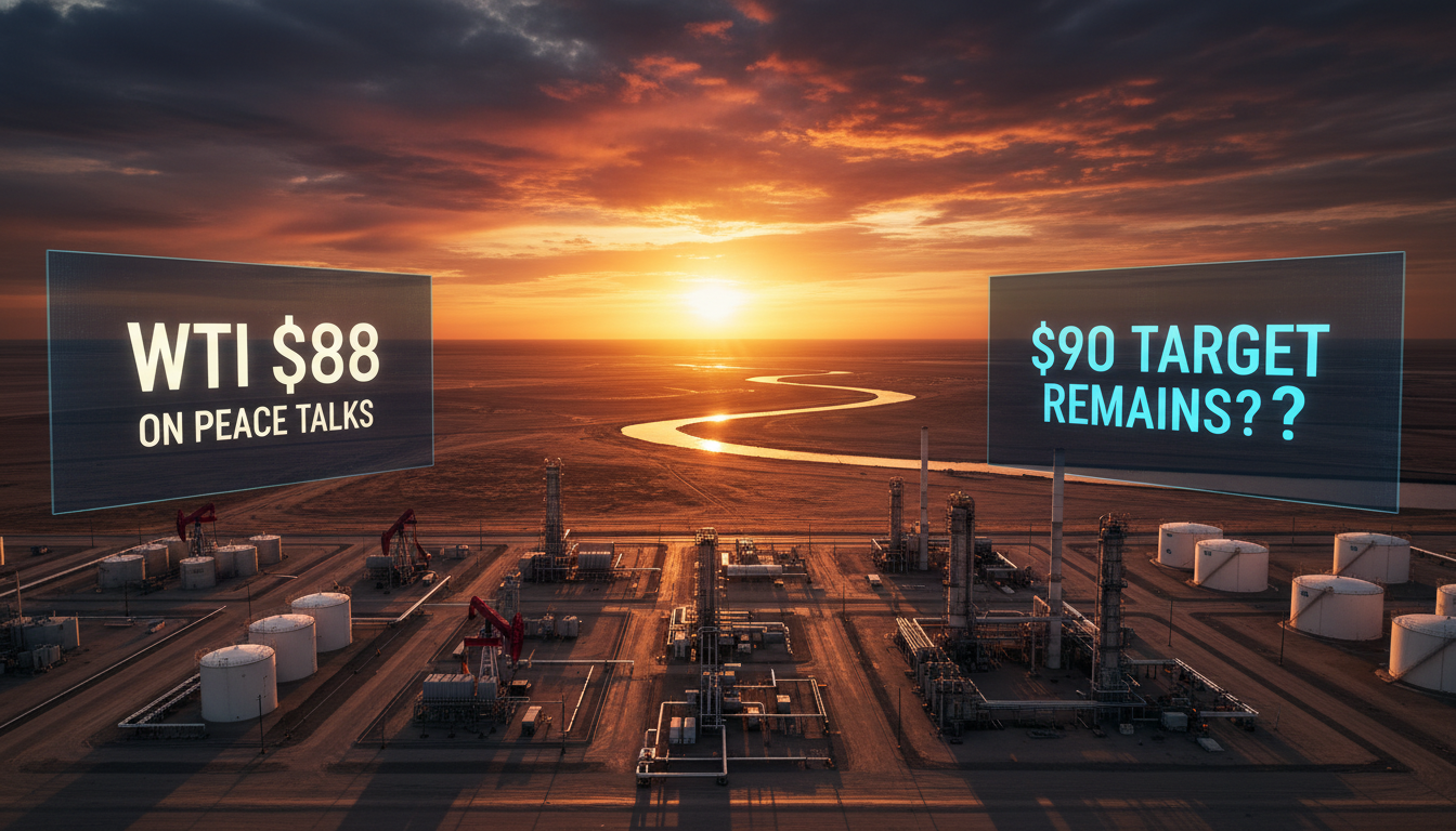 WTI $88 on Peace Talks; $90 Target Remains?