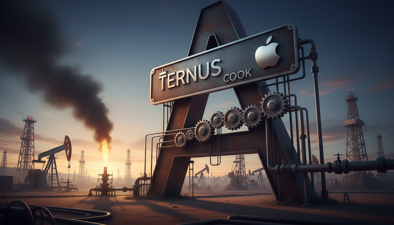 Apple Names Ternus CEO; Cook To Exec Chairman