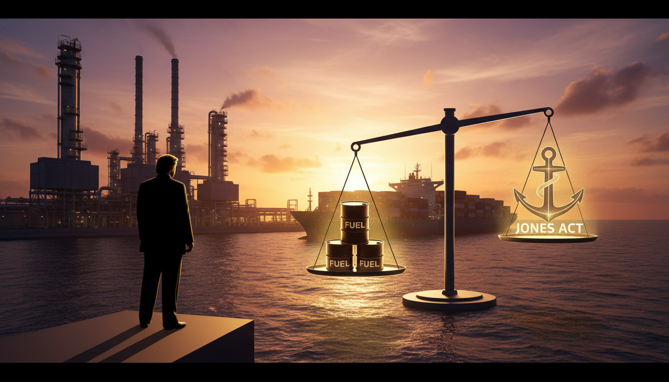 Trump Weighs Jones Act Waiver: Fuel Price Relief Ahead