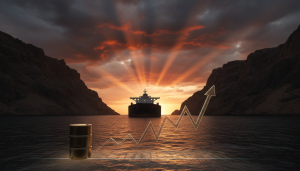 Brent Futures Jump on Hormuz Geopolitical Risk