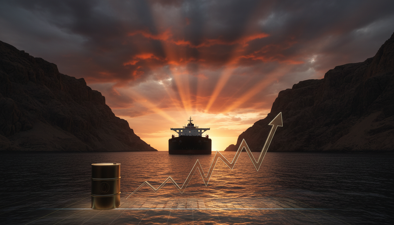 Brent Futures Jump on Hormuz Geopolitical Risk