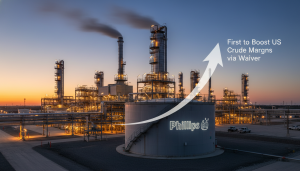 Phillips 66 First to Boost US Crude Margins via Waiver