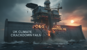 UK Climate Crackdown Fails; O&G Operational Risk
