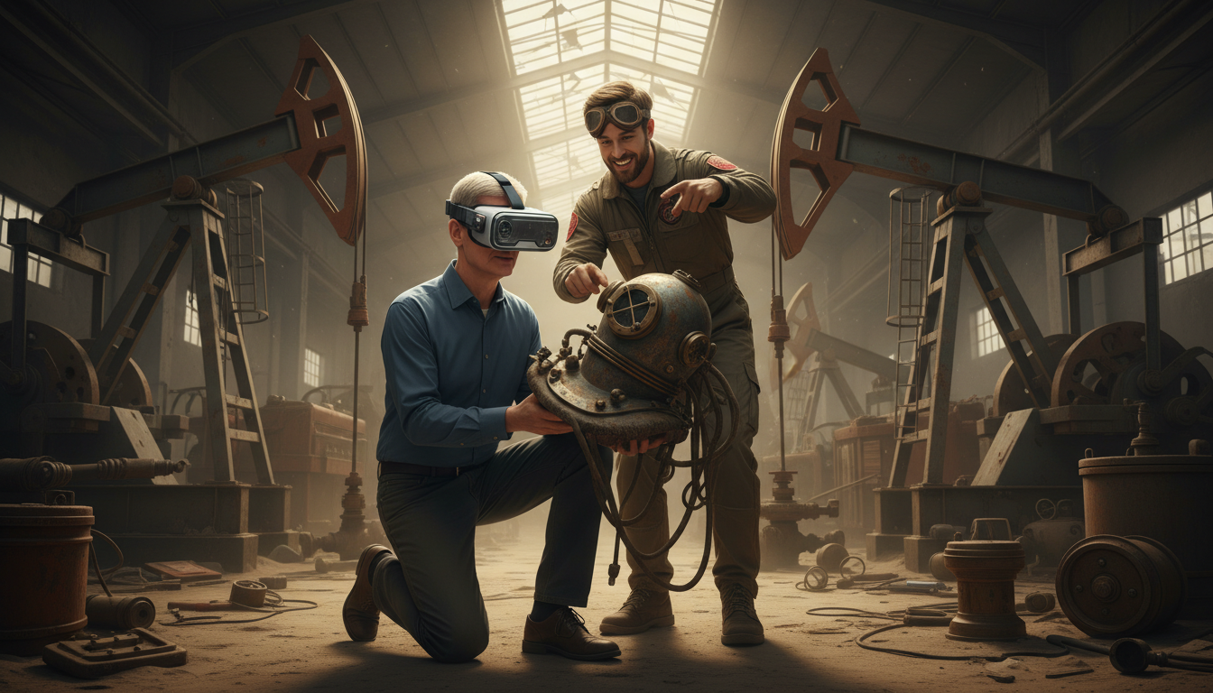 Apple CEO VR History: Luckey Finds Key Relic