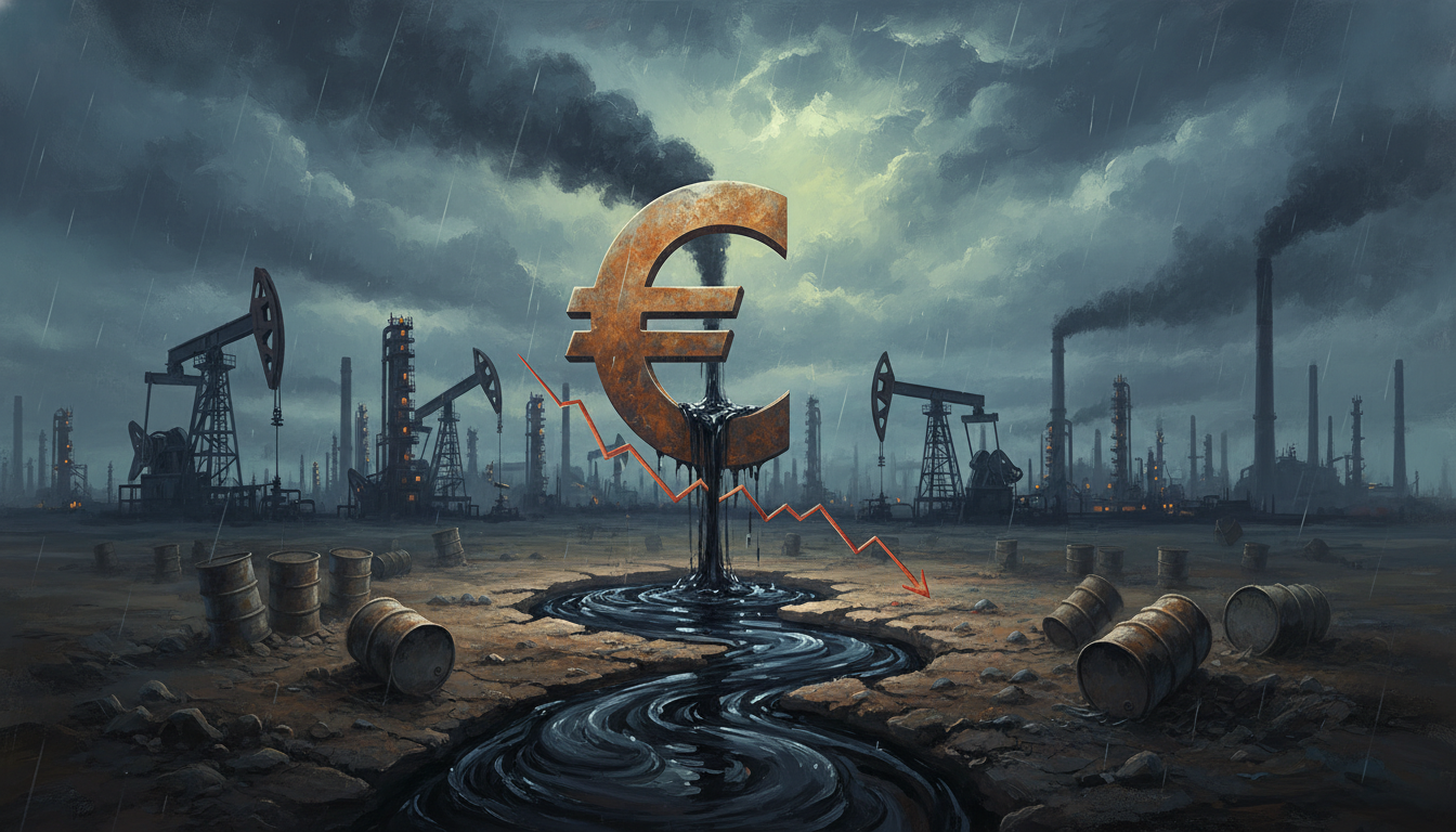 Stagflation Looms in Eurozone, Pressuring Oil Prices