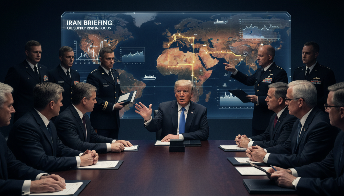 Trump Iran Briefing: Oil Supply Risk in Focus