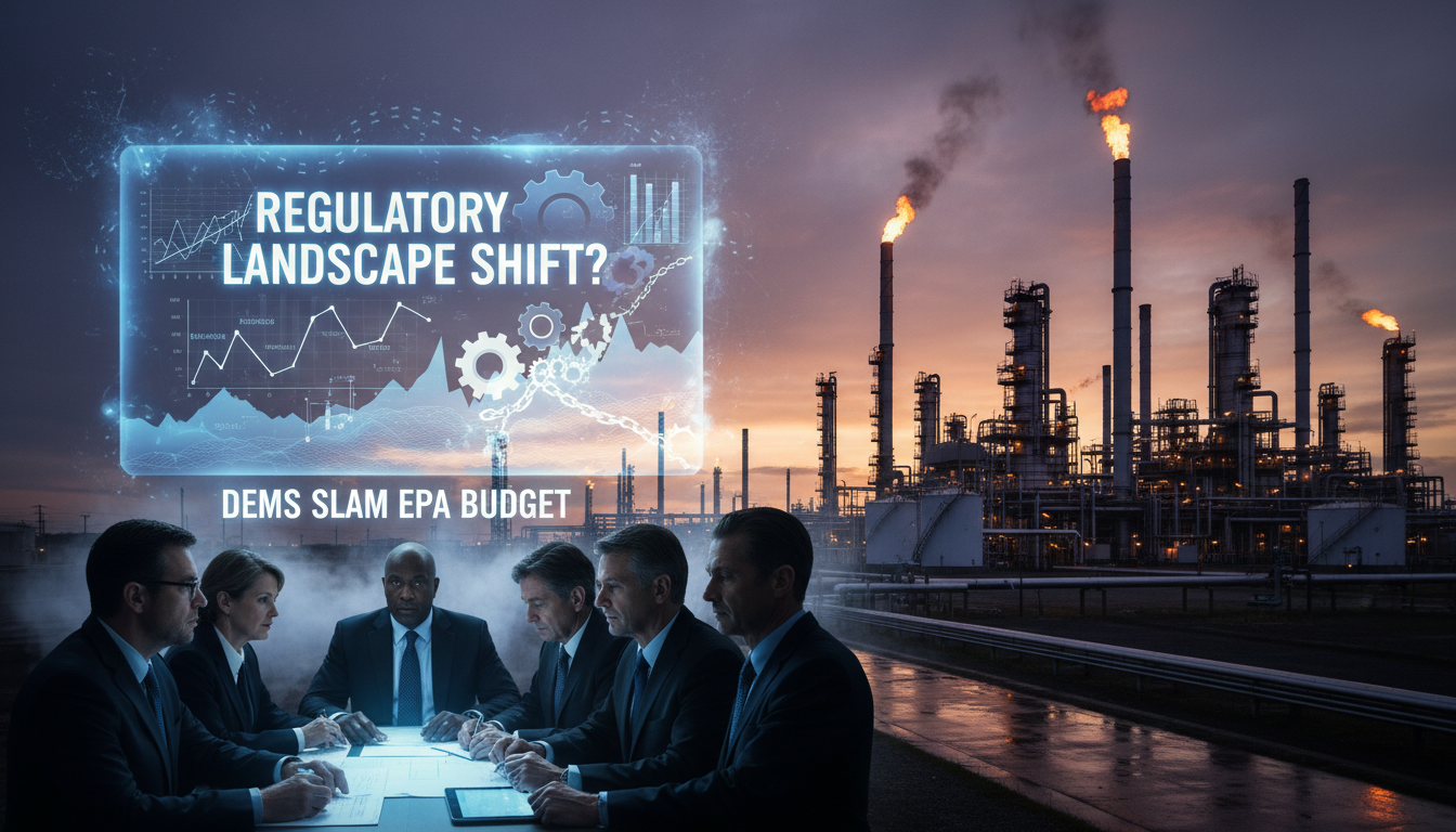 Dems Slam EPA Budget: Regulatory Landscape Shift?