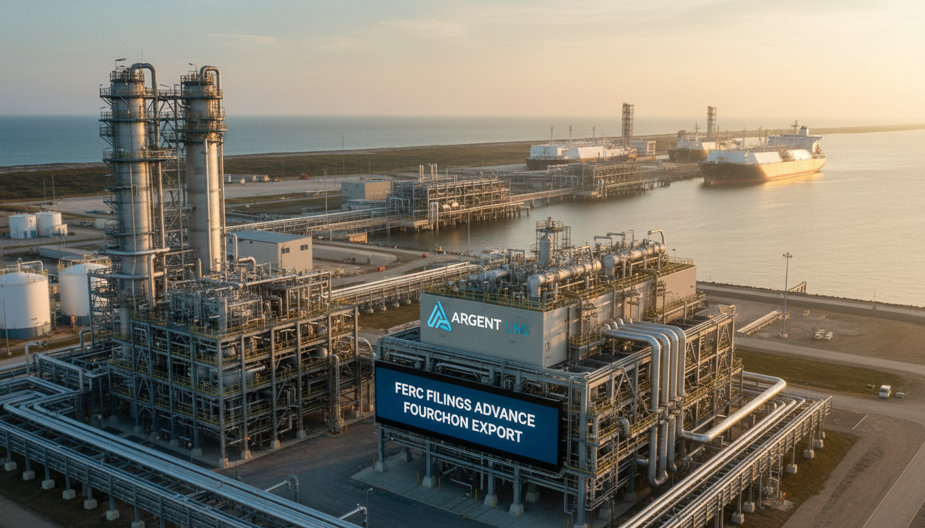 Argent LNG FERC Filings Advance Fourchon Export