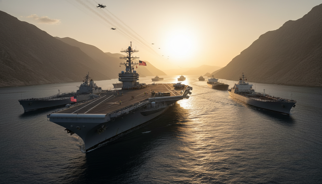 US to Guide Hormuz Ships, Easing Oil Supply Risk