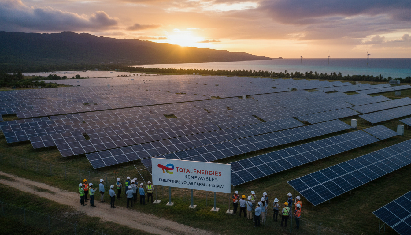 TotalEnergies diversifies with 440 MW Philippine solar farm