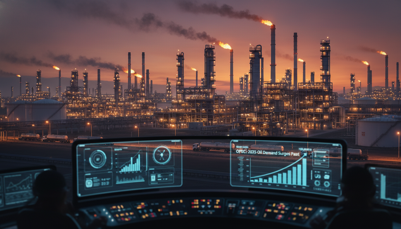 OPEC: 2025 Oil Demand Surges Past 105 MMBpd