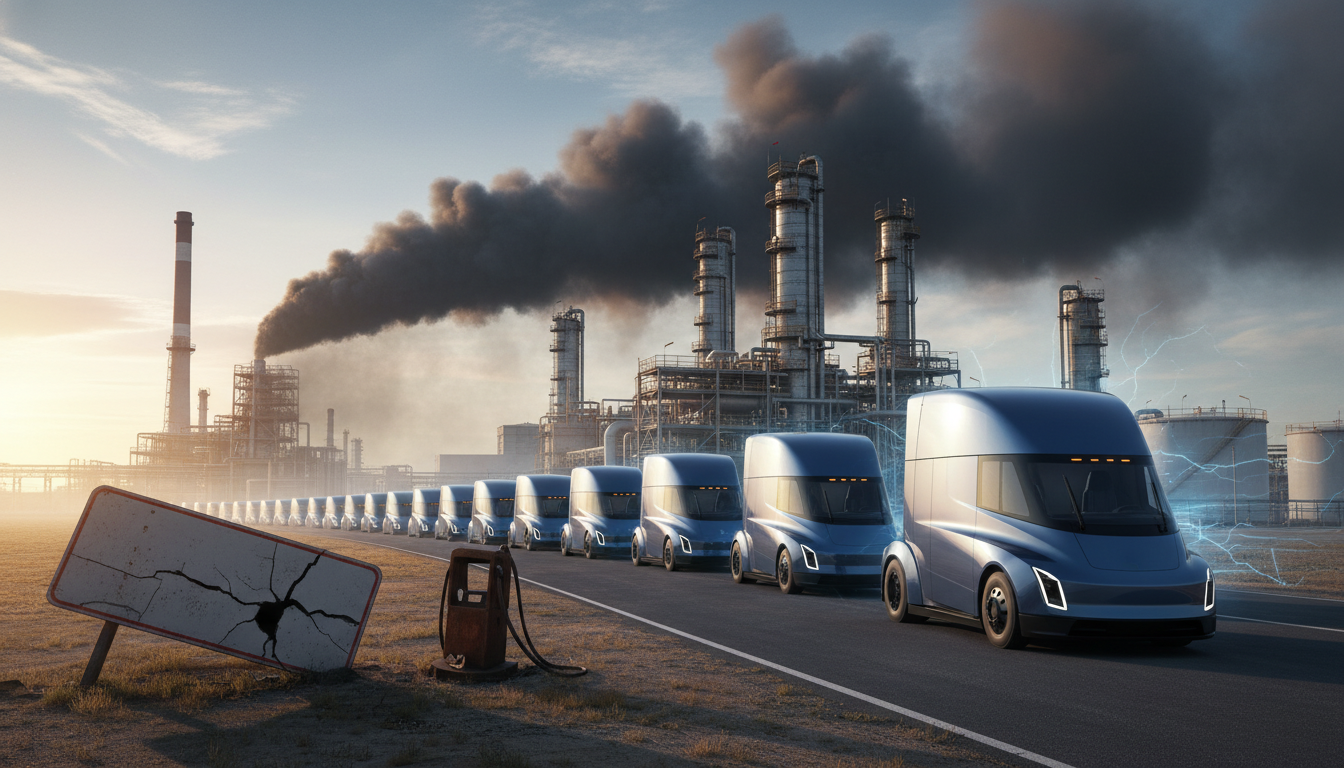Tesla Semi High Volume: Diesel Demand Headwind