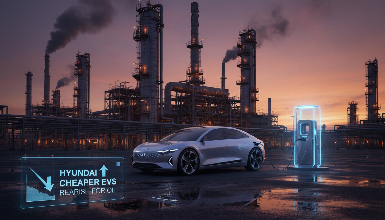 Hyundai: Cheaper EVs Ahead, Bearish for Oil