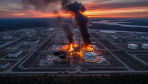 Russian 400K bpd Kirishi refinery hit by drone