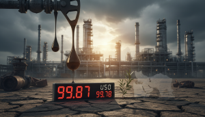 Crude Drops Below $100 on Iran De-escalation