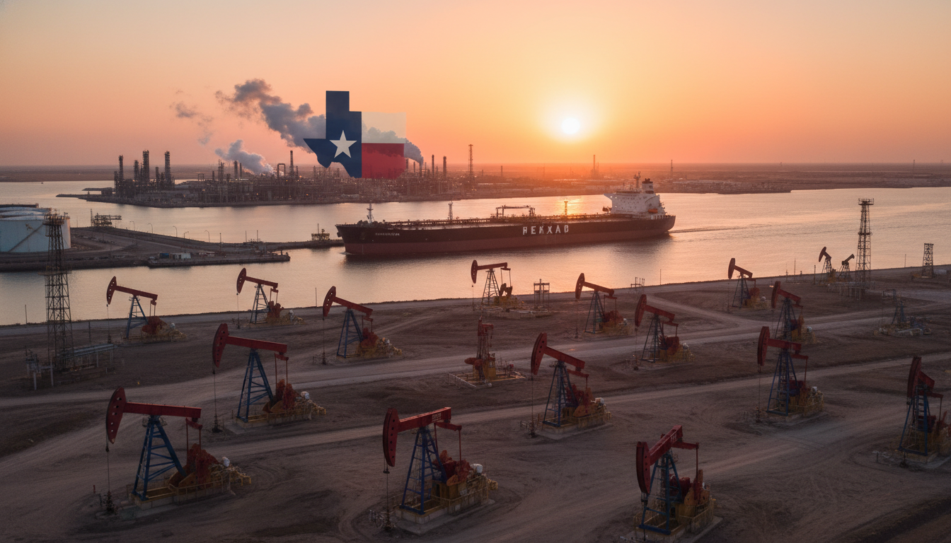 Texas: Record Oil Exports & Output Counter Iran Impact