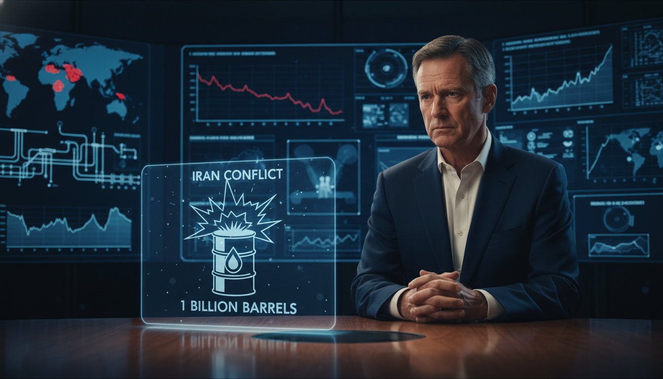 Shell CEO: Iran War Causes 1B Barrel Oil Market Shortage