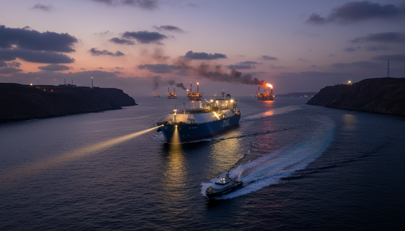 Adnoc Secures LNG Flow Via Dark Hormuz Transit
