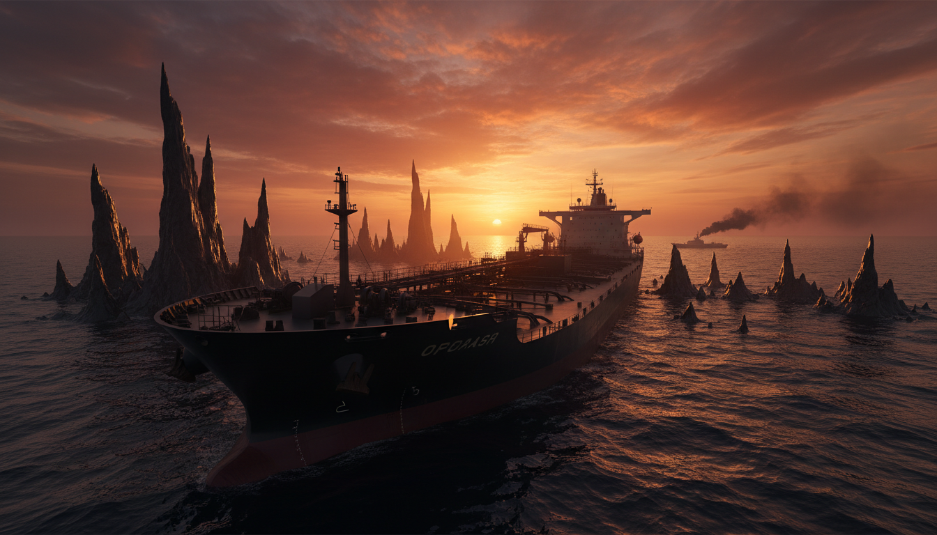 Oil Spikes on Hormuz Tensions