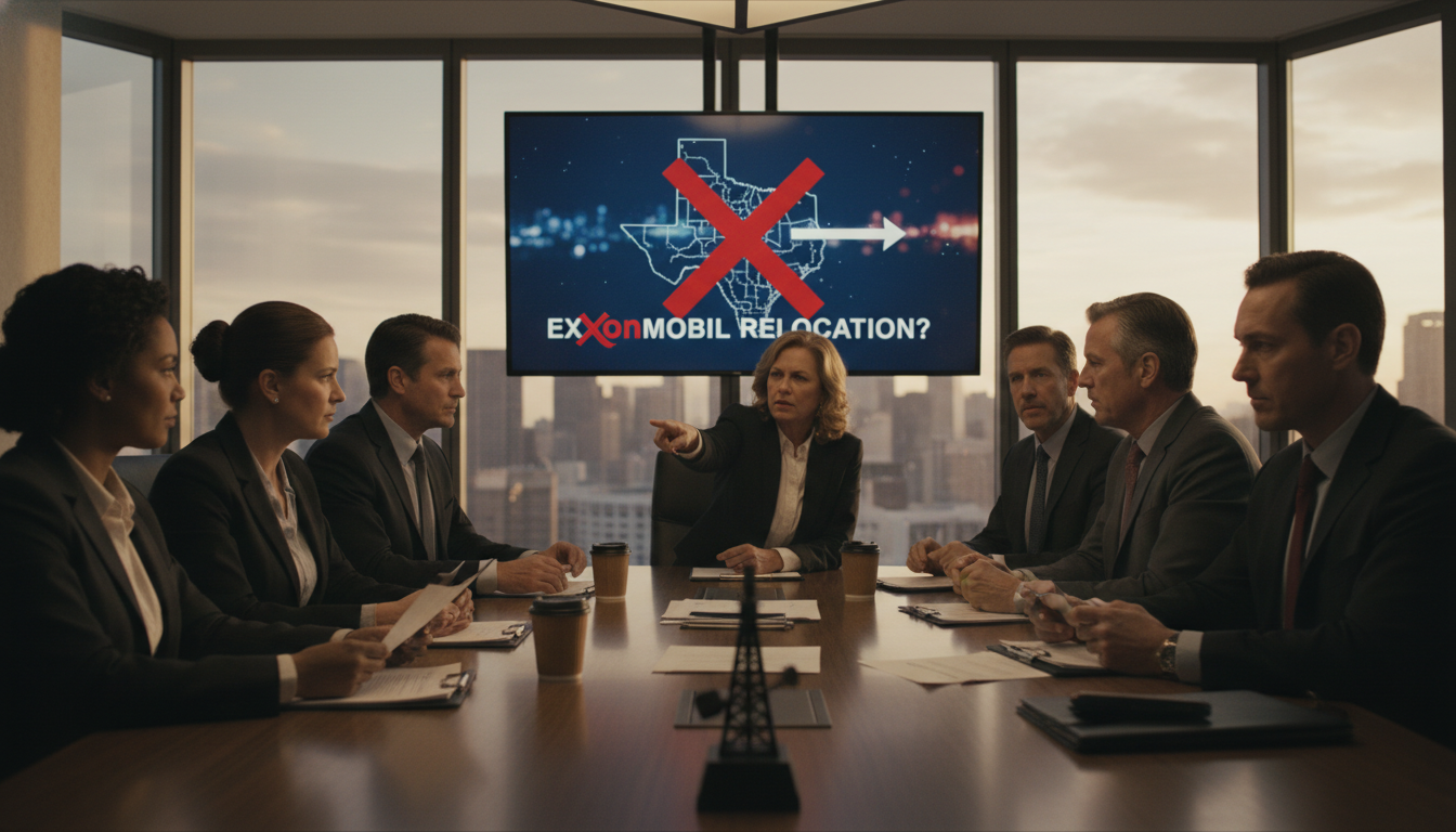 Shareholder Push to Halt ExxonMobil Texas Relocation