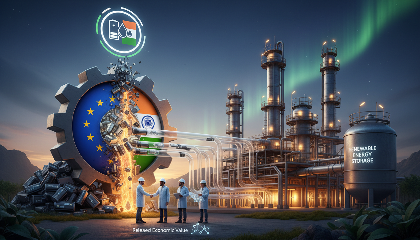 EU-India Pact Unlocks Battery Recycling Value