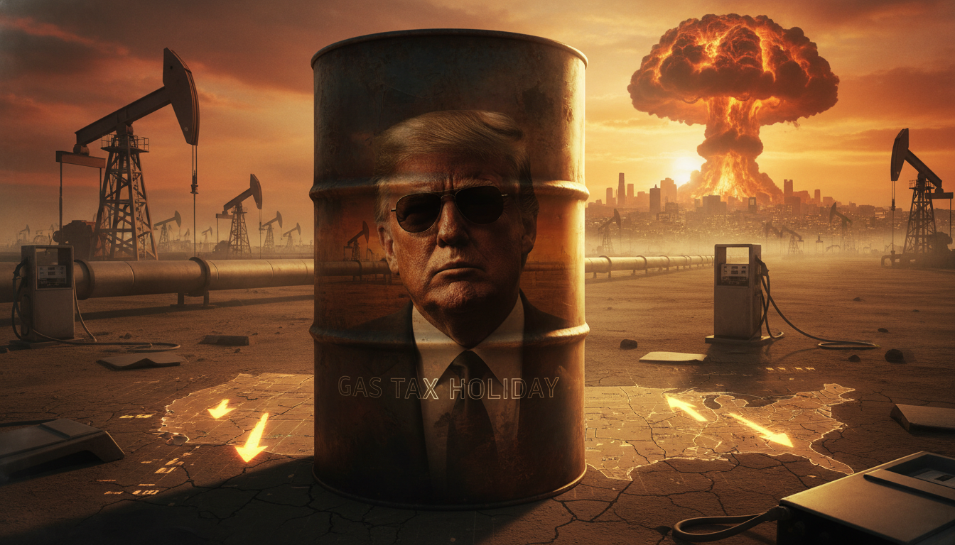 Trump Eyes Gas Tax Holiday Amid Iran Conflict