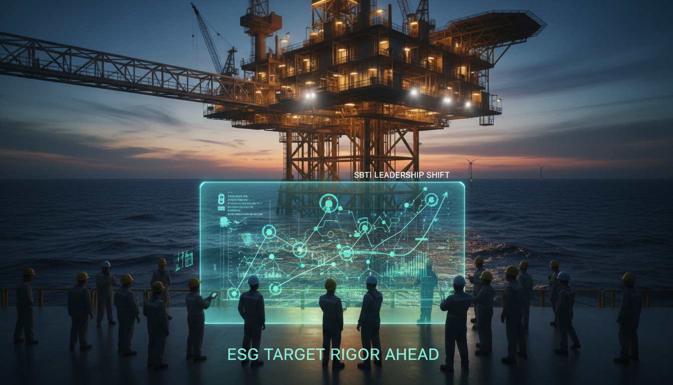 SBTi Leadership Shift: ESG Target Rigor Ahead for O&G