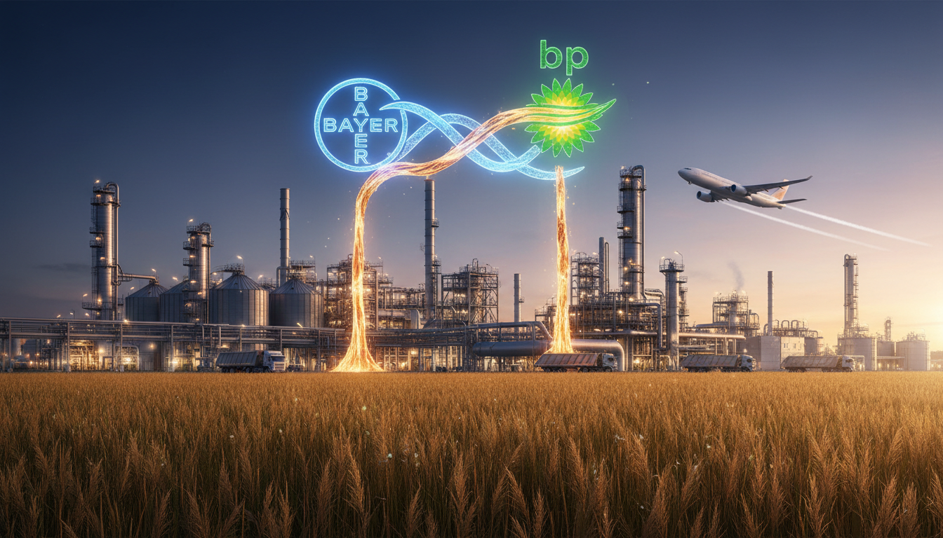 Bayer, bp Deal Scales Biofuel Production
