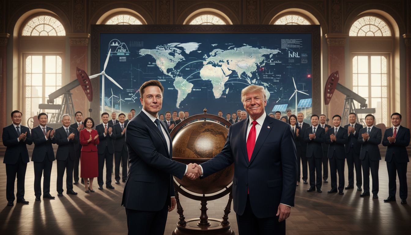 Musk, Cook on Trump China Trip: Global Trade Outlook
