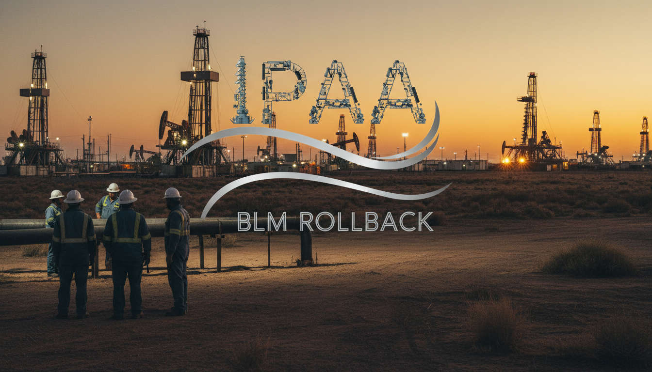 IPAA Backs BLM Rollback: Eased Drilling Rules