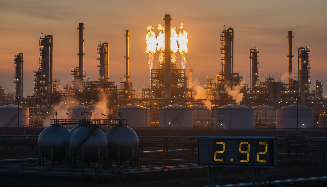 Ceasefire Boosts Oil; Natural Gas Stalls at $2.92
